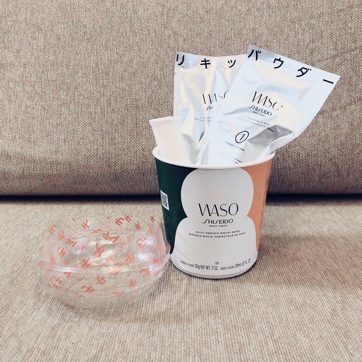 @GIRL_資生堂_WASO ｼﾙｷｰ ｽﾑｰｽ もちﾏｽｸ_miku