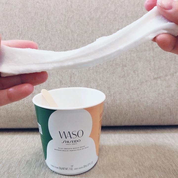 @GIRL_資生堂_WASO ｼﾙｷｰ ｽﾑｰｽ もちﾏｽｸ_miku