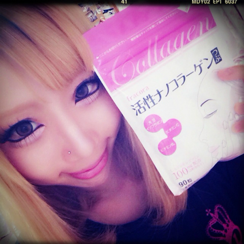 ちいめろ×活性ナノコラーゲンつぶ