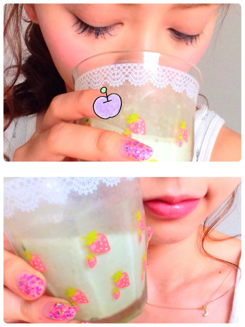 おまめ×すっきりフルーツ青汁