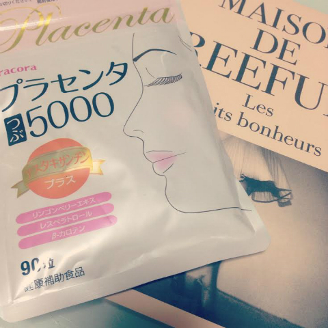 おまめ×プラセンタつぶ5000