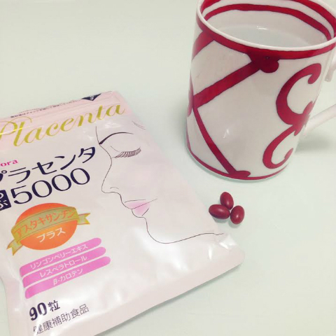 おまめ×プラセンタつぶ5000