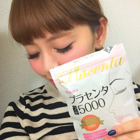 おまめ×プラセンタつぶ5000